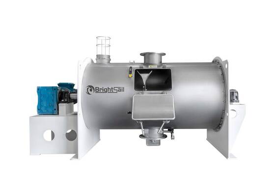 BSPS Plough share Mixer Horizontal Dry Powder Mixing Machine for Putty powder plough mixer
