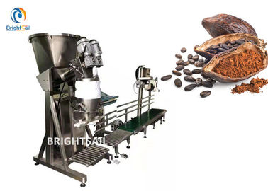 دستگاه پرکن پودر عمودی بسته بندی قهوه قهوه کاکائو پرکننده ولتاژ سفارشی