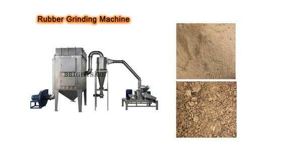 ماشین پلتبری ذرات لاستیک فولاد SUS304 2500 Mesh 100 - 4000 Kg/H