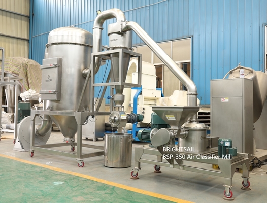 Brightsail Leaf Air Classifier Mill  Moringa leaf Grinding Machine tea leaf pulverizer set Grinder Machine