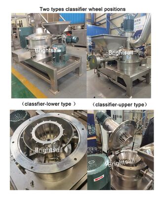 آسیاب پودر فوق العاده نازک Sorrel Grinder درجه غذایی SS304 CE گواهینامه