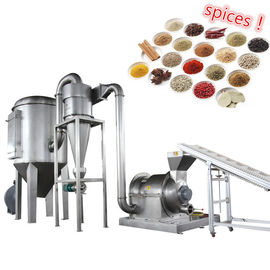 دستگاه پودر ادویه جات ترشی جات Ss304 Chili Hammer Mill 10 تا 80 توری با Ce