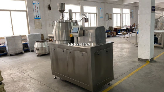صفحه لمسی دستگاه دانه بندی مرطوب پزشکی HMI PLC کنترل می شود
